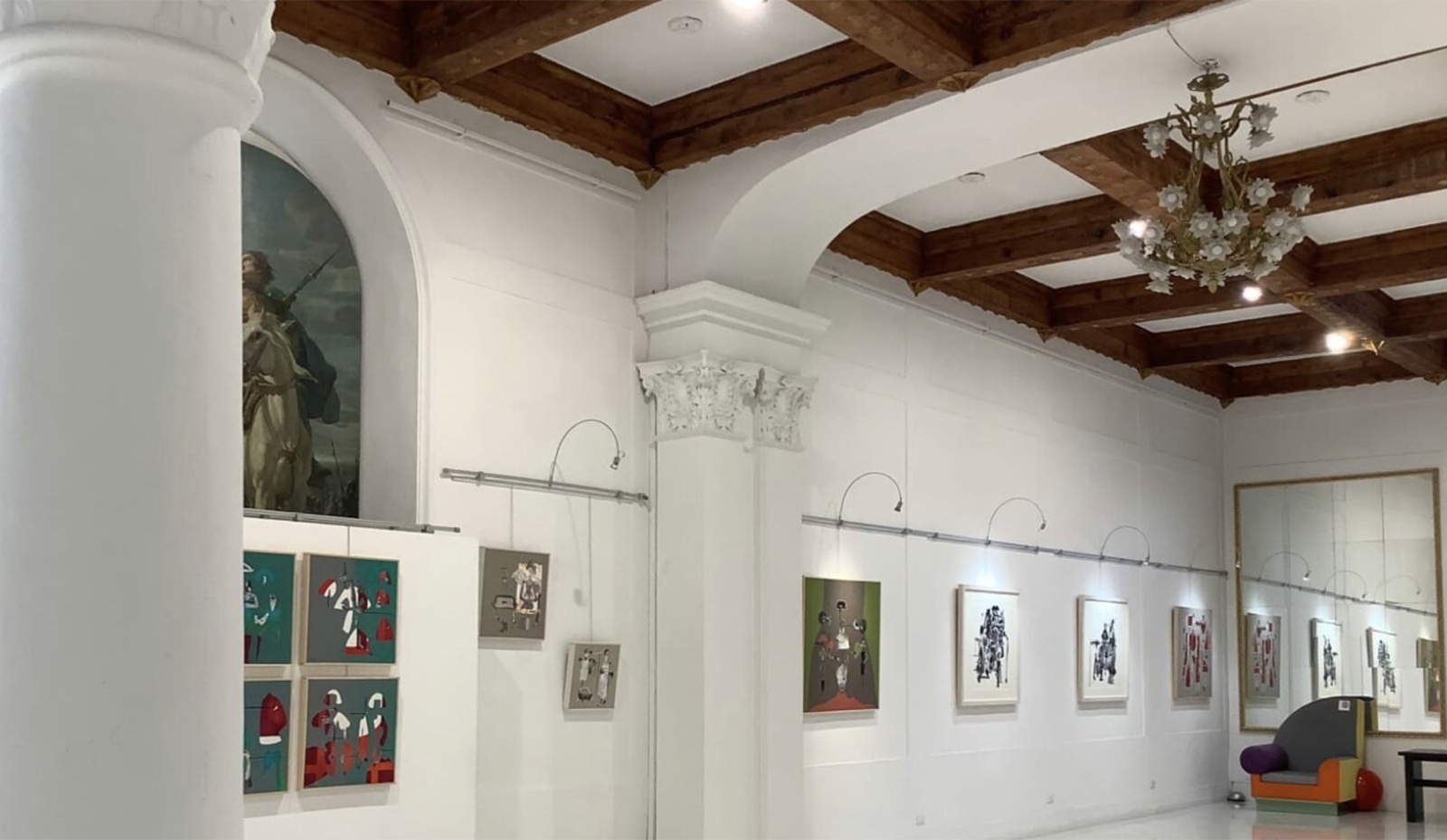 Elisa Leclé — Fine Art exhibition, Galleria del Palazzo Coveri